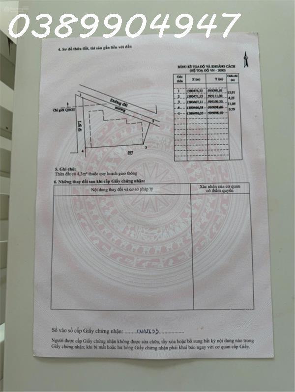 Giảm sâu chỉ còn 1,650 tỷ; Bán nhà riêng tại phường Ninh Hiệp, Ninh Hoà, Khánh Hoà, 83,4