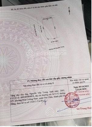 Bán nhanh lô góc hồ nguyên trừng 107,5m2 ngay đối diện trường 12 tỷ o94.8o1.3ooo