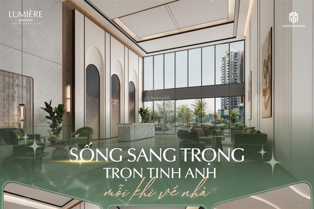 Hàng căn đẹp giá tốt lumière midtown q. 2, liền kề thủ thiêm, ck 19,5%, tt 20% nhận nhà
