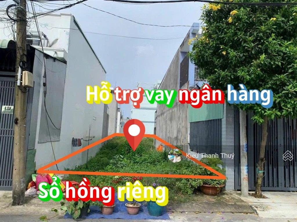 Bán lô đất 96m2/ 1 tỷ 100tr. ngay trung tâm thị trấn củ chi. đ. nguyễn văn on. sổ hồng riêng