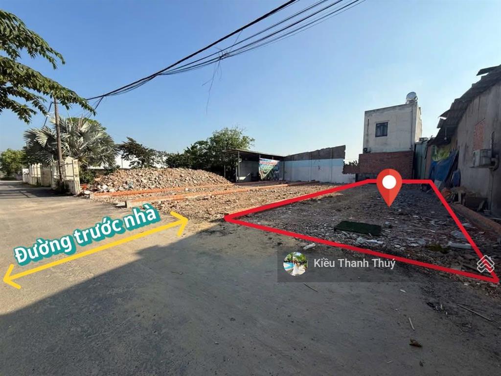 Bán nhanh lô đất vuông vức 100m2 đ.trần văn chẩm, tân thông hội.giá 1tỷ200tr.shr, đất full thổ cư
