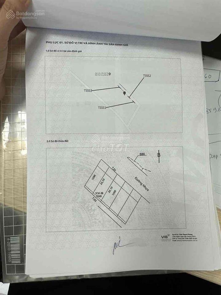 Chính chủ cần bán đất tân hưng bà rịa nay là phường long hương tphcm, giá chỉ 9.9 triệu/m2 sổ hồng