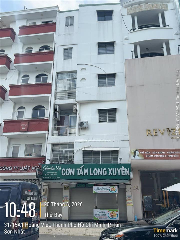 Siêu phẩm 2 mặt tiền đường hoàng việt, tân bình  dt 6.2 x 17m  5 tầng  hđt 60 triệu/th  34 tỷ