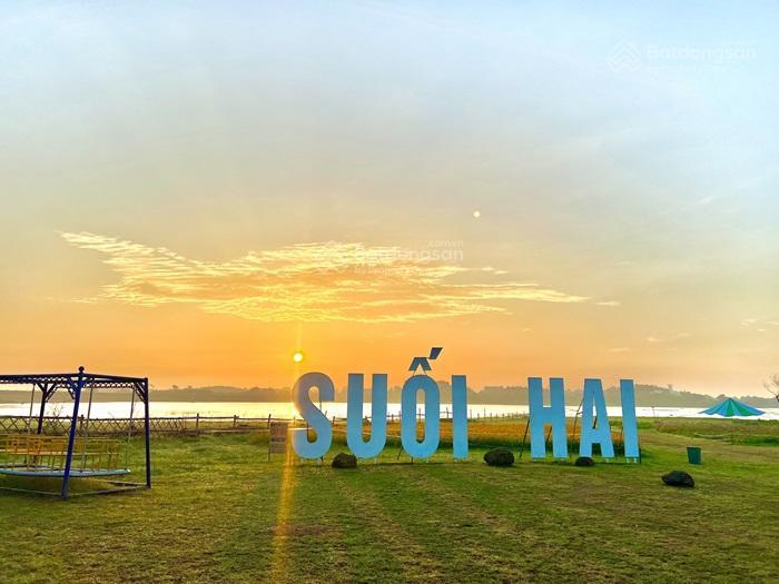 Bán khuôn viên nhà vườn ao cá cách hồ suối hai 500 mét tại cẩm lĩnh, ba vì, hà nội