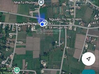 Lô đất 153.6m2 mặt tiền đường nhựa  trung lập thượng, củ chi chỉ 1.8 tỷ!