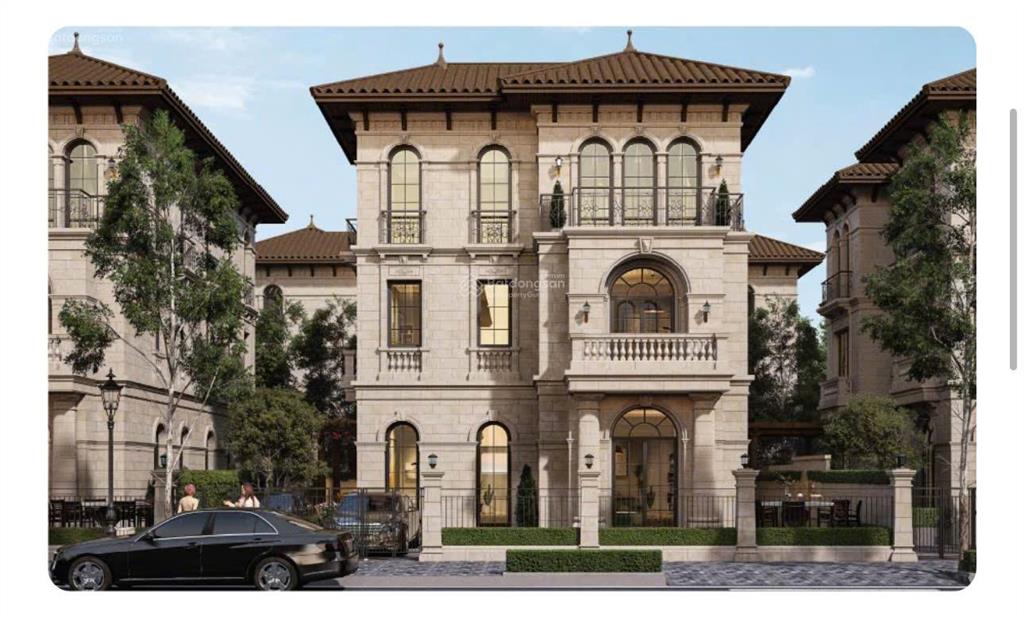 Bảng hàng ngoại giao dòng biệt thự tại alluvia city