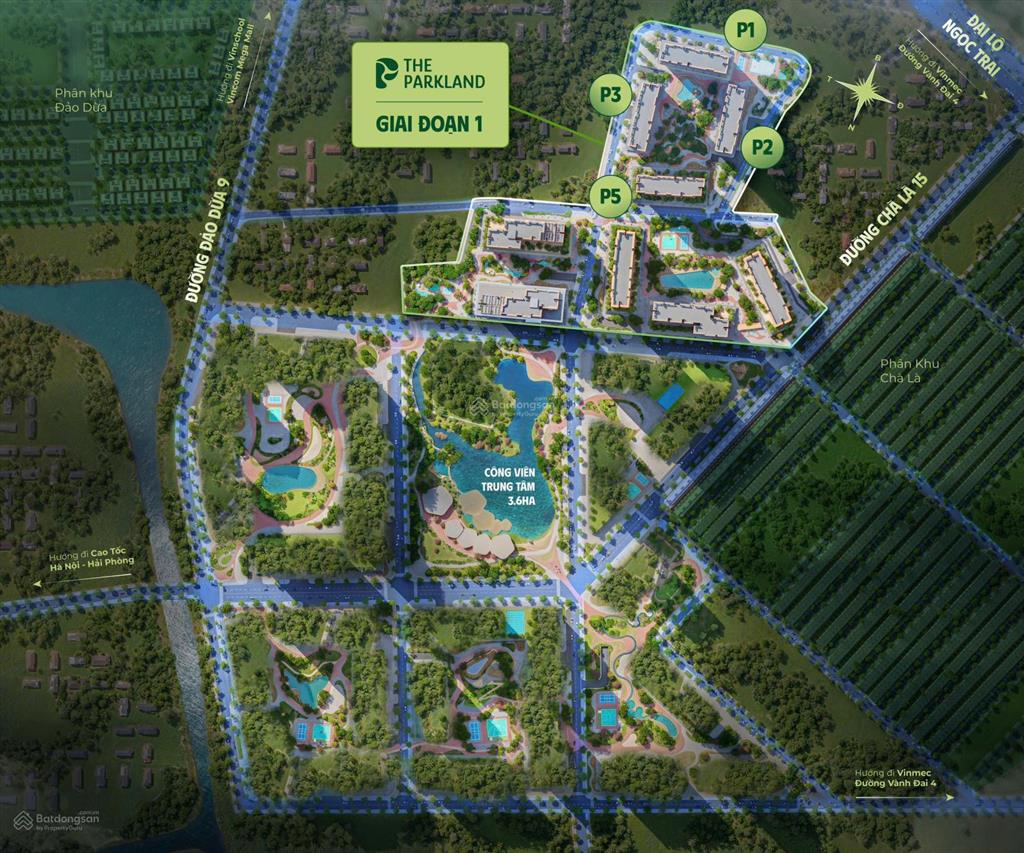 Bán căn hộ view đẹp giá tốt tại the parkland (ocp2) hỗ trợ gốc lãi 5 năm, chỉ 20% kí hđmb