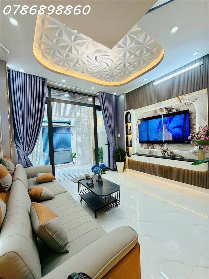 BÁN NHÀ MỚI XÂY 2 TẦNG HẺM 1041 TRẦN XUÂN SOẠN P TÂN HƯNG Q7