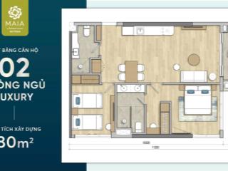 Bán căn hộ 2 phòng ngủ view biển trực diện ưu đãi chiết khấu 9,5%