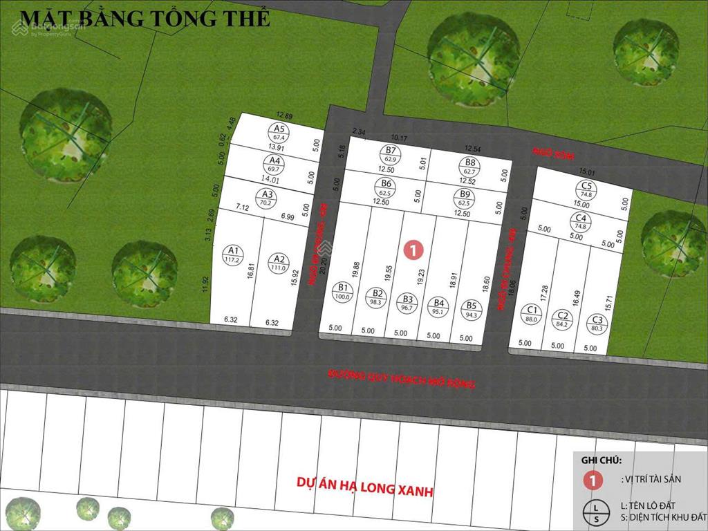 Cc cần bán 1800m² đã tách 19 lô nhỏ sát ga tod speed và vin hạ long