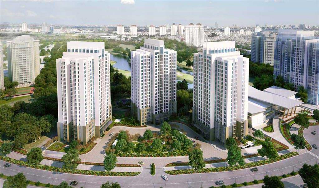 Bán căn hộ 3pn tầng cao view sân golf rất đẹp, nhỉnh 10 tỷ