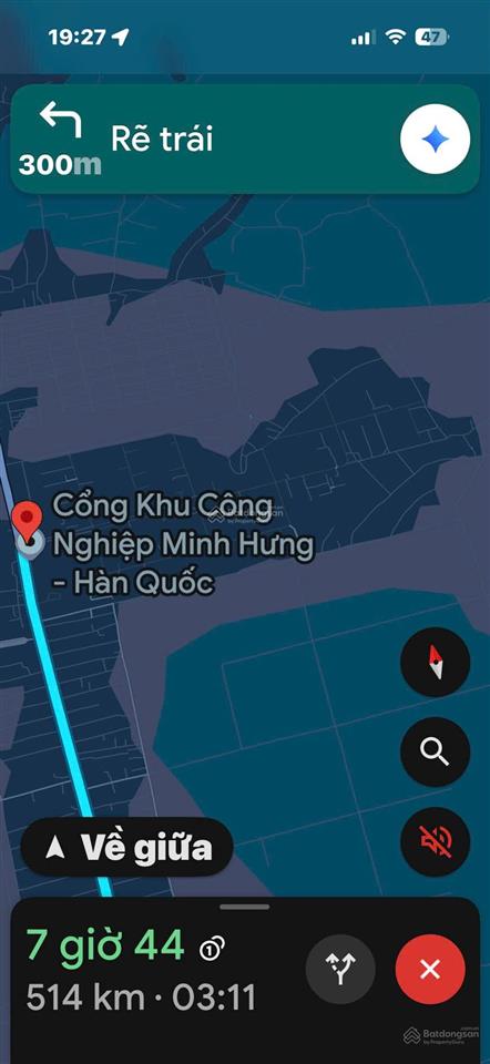 Bán đất 1004.9m2 gần kcn minh hưng 3