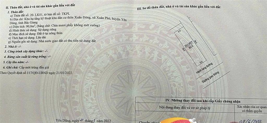 Bán nhanh 1 cặp khe thoáng đầu giá xuân đông  xuân phú bắc giang