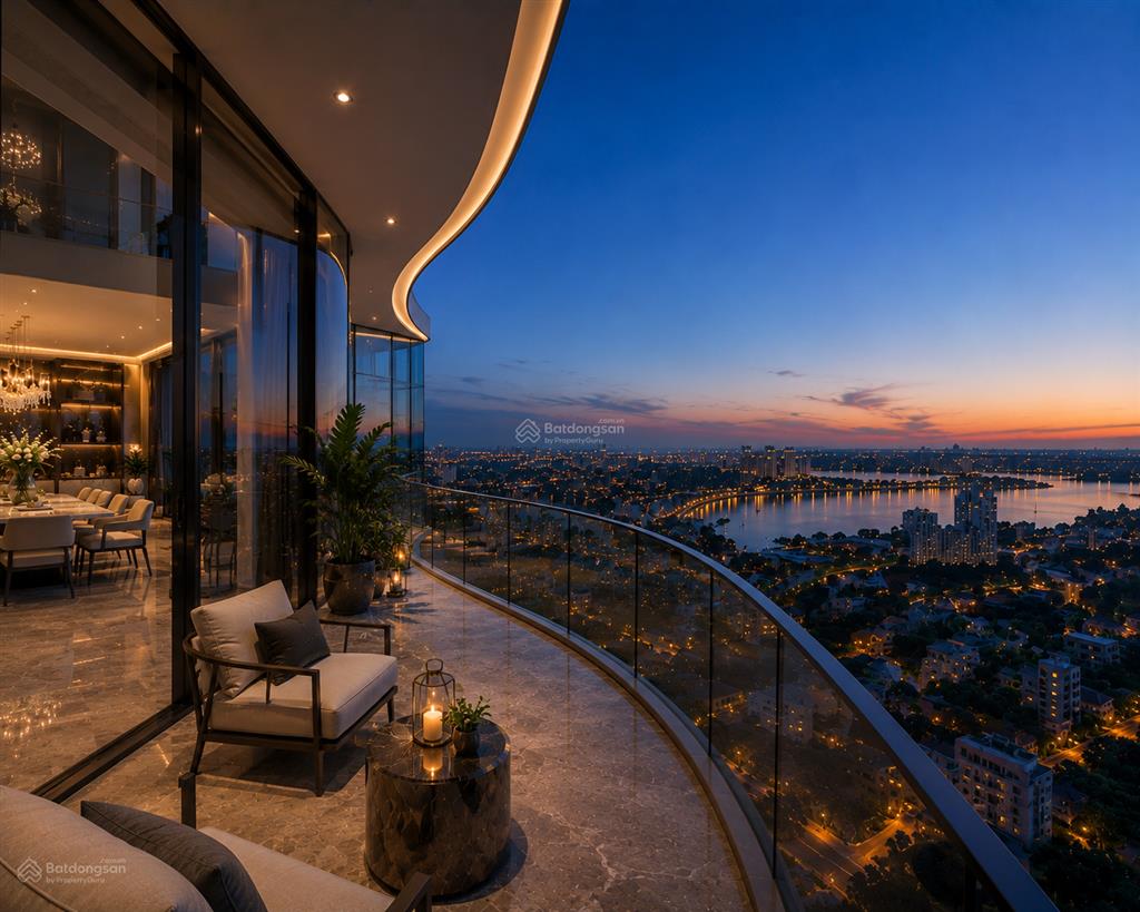 2 căn duplex vip nhất full kính view sông hồng + hồ tây, thang máy riêng tại mik khai sơn long biên