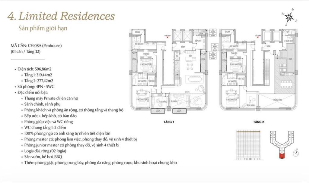 Duy nhất căn đầu hồi penthouse vip nhất da căn hộ hạng sang mik khai sơn long biên view sông hồng