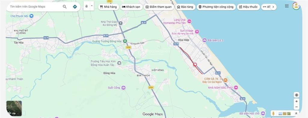 Chính chủ cần bán lô đất mt đường quốc lộ 29 thọ lâm tp. tuy hòa, phú yên