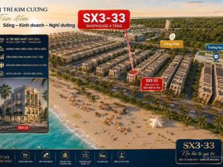 Bán shophouse kề góc sx333 vinhomes green paradise | hàng mới đầu tư | vị trí kim cương ven biển