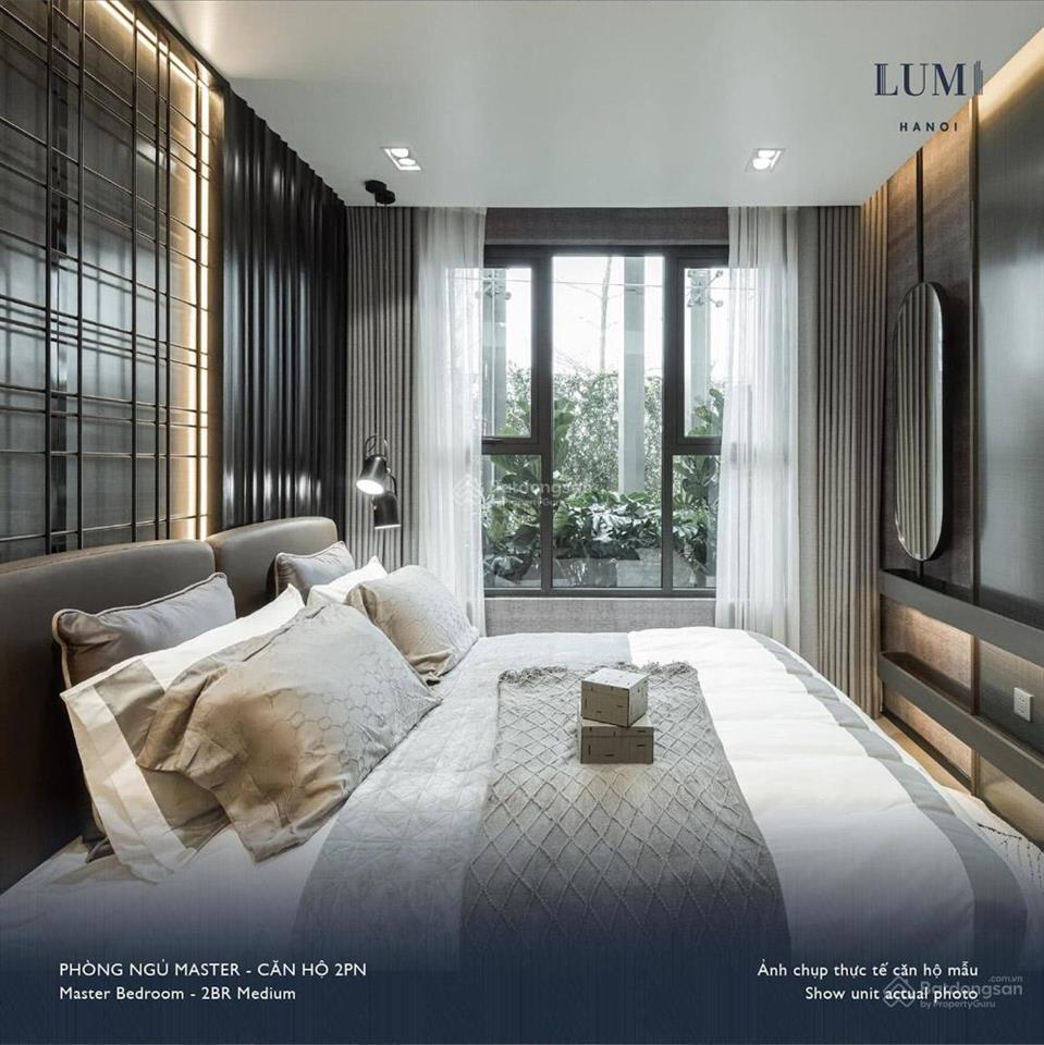 Siêu hiếm, giá đầu tư 4,3x tỷ, bán căn hộ 2pn  2wc  54m tại lumi hà nội, tầng đẹp, view ngoại khu