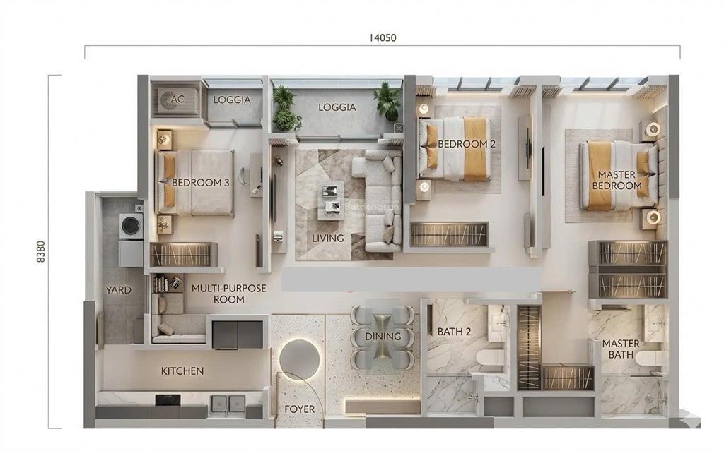 Giá đầu tư căn hộ 3pn  101m giá 8,8 tỷ, tầng đẹp, view thoáng, full nội thất, tại lumi hà nội,