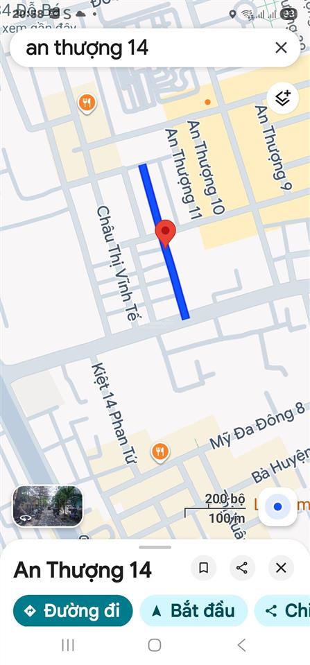 Kiệt an thượng 14, dt 87.7m2, ngang 6.6m trục thông châu thị vĩnh tế. giá 113tr/m2 tlcc