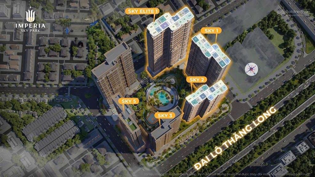 Quỹ căn 1pn rẻ nhất dự án imperia sky park hướng đông nam, ck cao vay 0% 24 tháng