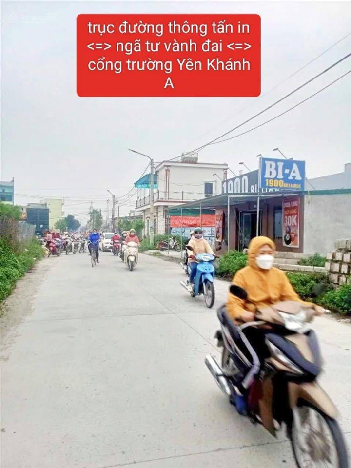 Bán đất tại trục cây xăng vành đai khánh nhạc đi yên khánh a, giá cực chất 2,6 tỷ, 102,5 m2