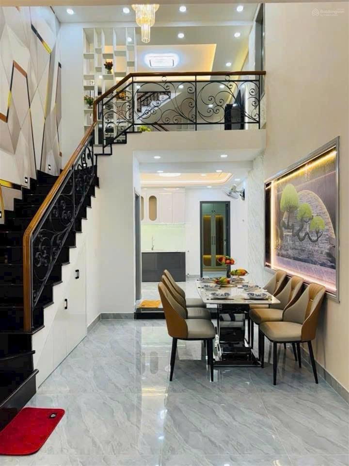 Bán nhà riêng, gò vấp, 46m2, 5 tầng, full nội thất, gần emart phan huy ích, giá 7. x tỷ