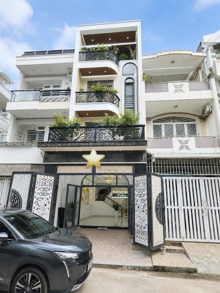 Nhà mặt tiền 8m, phan huy ích, an hội tây, 77m2, 4 tầng, full nội thất, vào ở ngay, giá 9.** tỷ