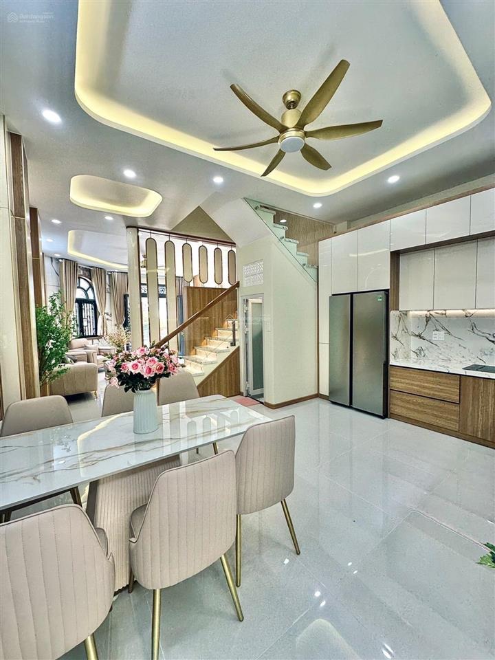 Bán nhà mặt tiền 5m, phan huy ích, an hội tây, lô góc 70m2, 5 tầng, full nội thất, giá 8 tỷ nhỉnh