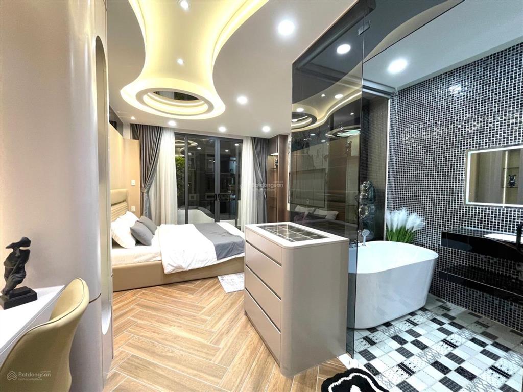 Bán nhà mặt tiền 7m, đường số 59, an hội tây, 44m2, 6 tầng, thang máy, full nội thất, 9.x tỷ