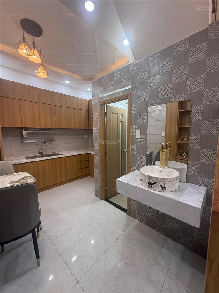 Mặt tiền 8m, phan huy ích, an hội tây, 60m2, 4 tầng, full nội thất, gần emart, giá 6 tỷ nhỉnh