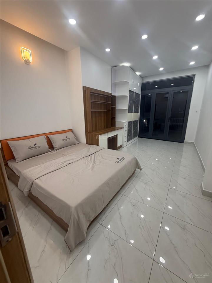 Mặt tiền 8m, phan huy ích, an hội tây, 60m2, 4 tầng, full nội thất, gần emart, giá 6 tỷ nhỉnh
