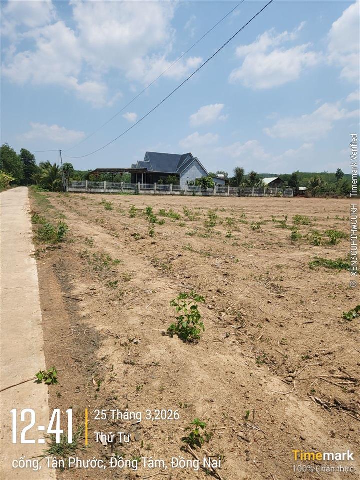 Bán đất tại đt753, đồng tâm, huyện đồng phú, 390 triệu, 1000m2 giá siêu hời