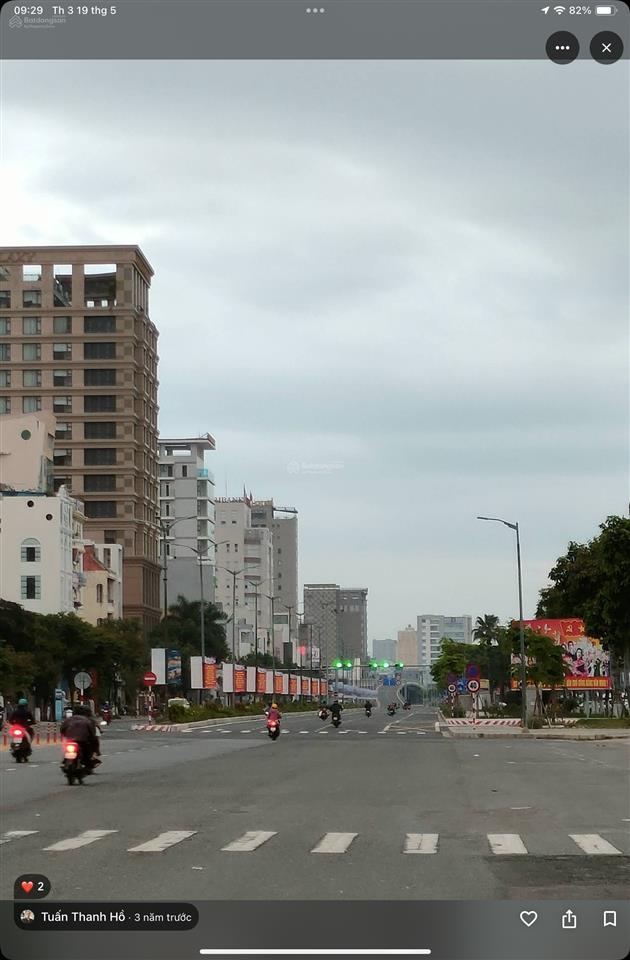 Lô đất mặt tiền 2/9 trung tâm hải châu đối diện dannang downtown