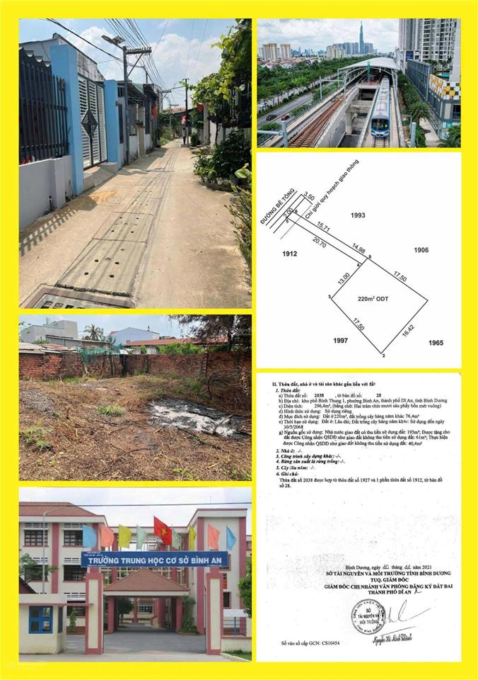 Chính chủ bán đất gần suối tiên  mặt tiền 18m hiếm có tại bình an,tiềm năng tăng giá!