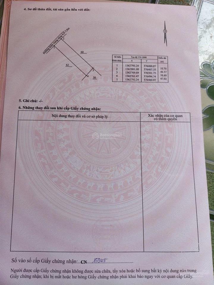 Bán đất tại xã diên lâm, 225 triệu, 500m2, pháp lý đầy đủ