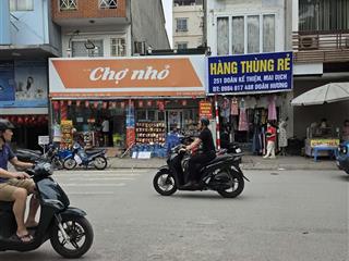 Bán nhà 1 mặt phố 1 mặt ngõ phố doãn kế thiện