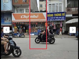 Cần bán nhà 1 mặt phố phố doãn kế thiện (đối diện chợ đồng xa)