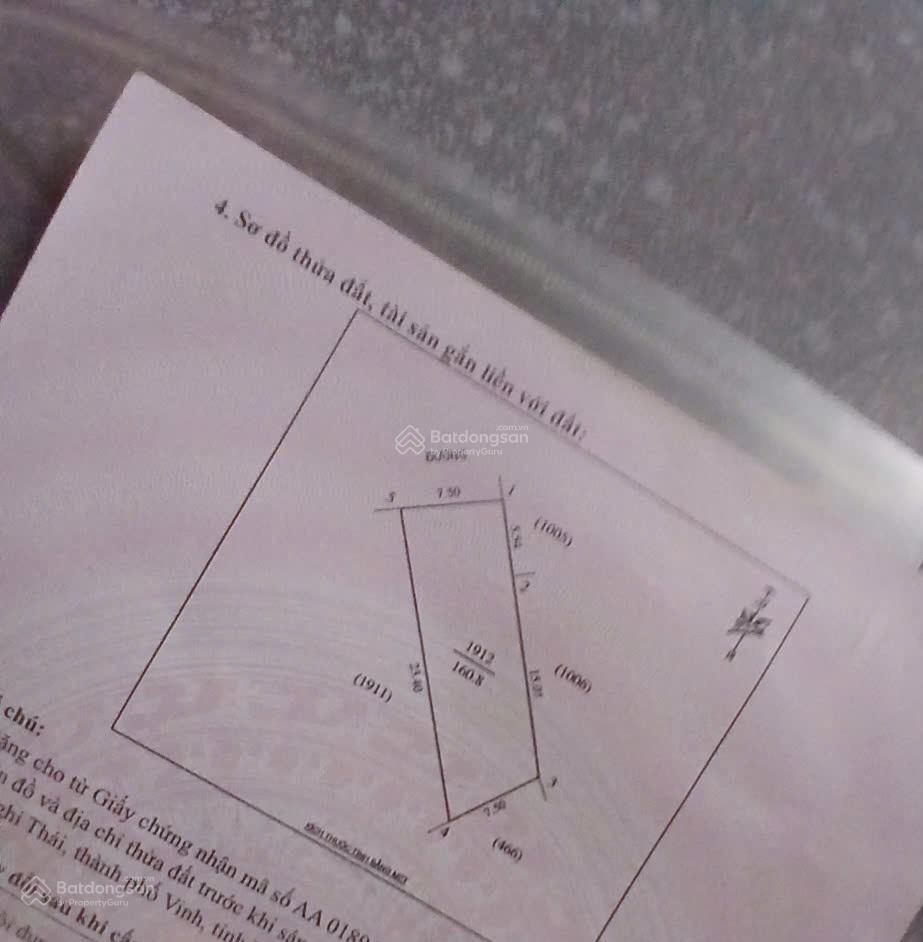 Bán đất chính chủ tại khốithái phúc  p.vinh lộc