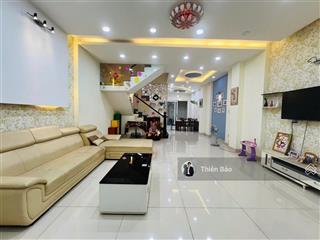 Gần thpt nguyễn trung trực  bán nhà hxh lê đức thọ(5.6m x 21m) cn 113m² + trệt 2 lầu sân thượng