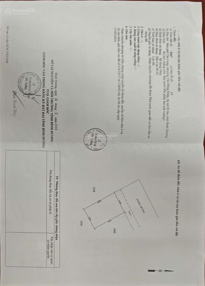 Hh2% bán nhà chính chủ gần chợ tân long, p. dĩ an, tp. hcm. đường xe hơi đậu trước nhà