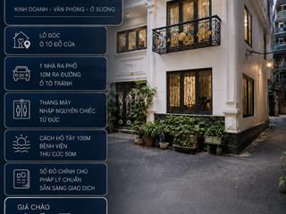 Bán nhà phố đồng cổ, dt 50m² x 7t thang máy  mt 7,2m. lô góc 2 mặt ngõ to, ô tô, 1 nhà ra phố.