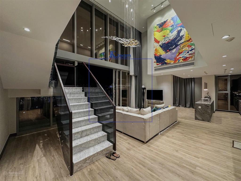 Cho thuê duplex tilia residences empire city 4pn 203.67m² thang máy riêng full nội thất cao cấp