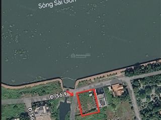 Đất view sông sài gòn  ql13  dt 15x30m  42 tỷ