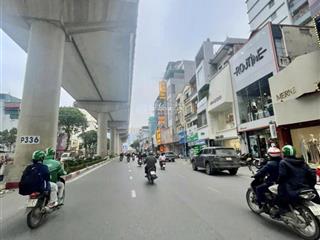 Building 8t thang máy mặt phố cầu giấy 95m2, mt 6.2m, 82 tỷ nhà 2 mặt phố vỉa hè dòng tiền 150tr/th