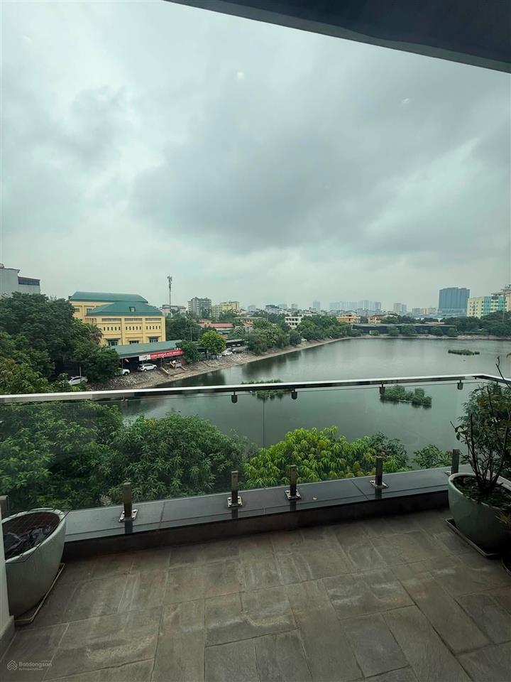 Bán nhà phố nguyễn lân cạnh hồ, 95m2 x 5t, thang máy, nở hậu, view hồ, nhỉnh 32,9 tỷ