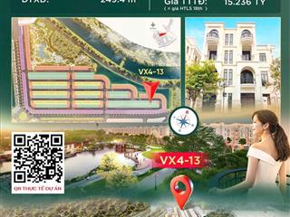 Biệt thự 126m, xây 4 tầng 1 tum. tổng dtxd lên đến 250m. giá 13,394 tỷ