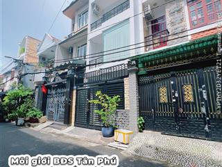 Hẻm 6m thông gò dầu  gần tân sơn nhì, dt (4x17m) 1 trệt 2 lầu + sân thượng chỉ 9.5 tỷ