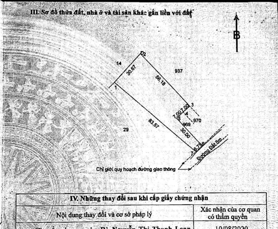 Ngân hàng giảm sâu thanh lý bđs đất tại thôn láng cát, phú mỹ giá tốt 2,3 tỷ