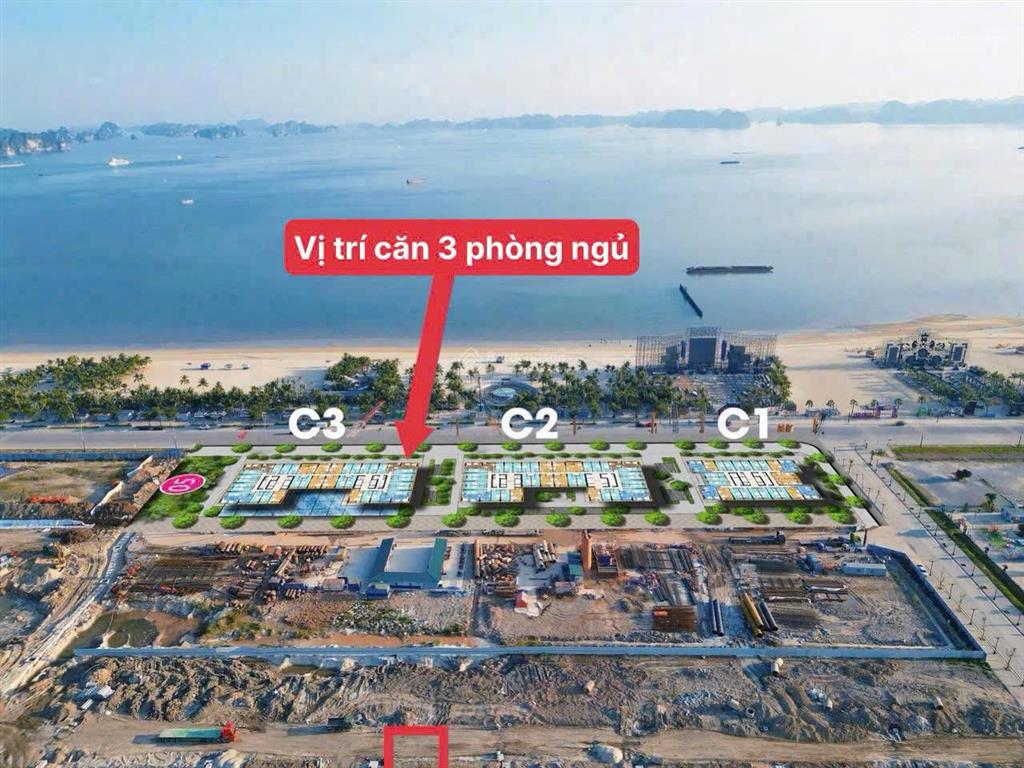 Bán căn 3pn sun centro town hạ long tòa c3 tầng cao view vịnh triệu đô